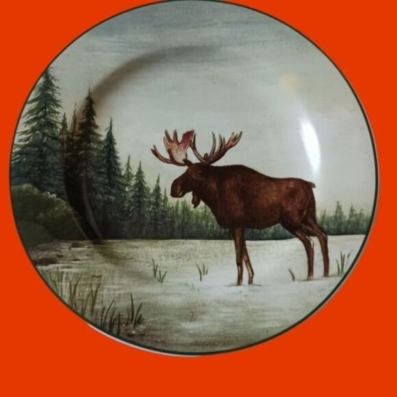 Sakura northwoods stoneware salad dessert plates set of 3 - Picture 3 of 8